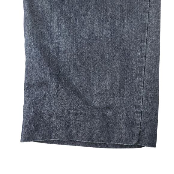 White Stag Denim Pants Womens PL Large Petite 12 14 Elastic Waist Capris Dark - Picture 8 of 13